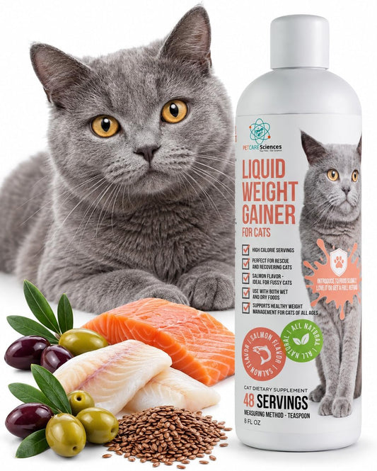Cat Liquid Weight Gainer, Supplement for Cats, Supports Healthy Weight Gain