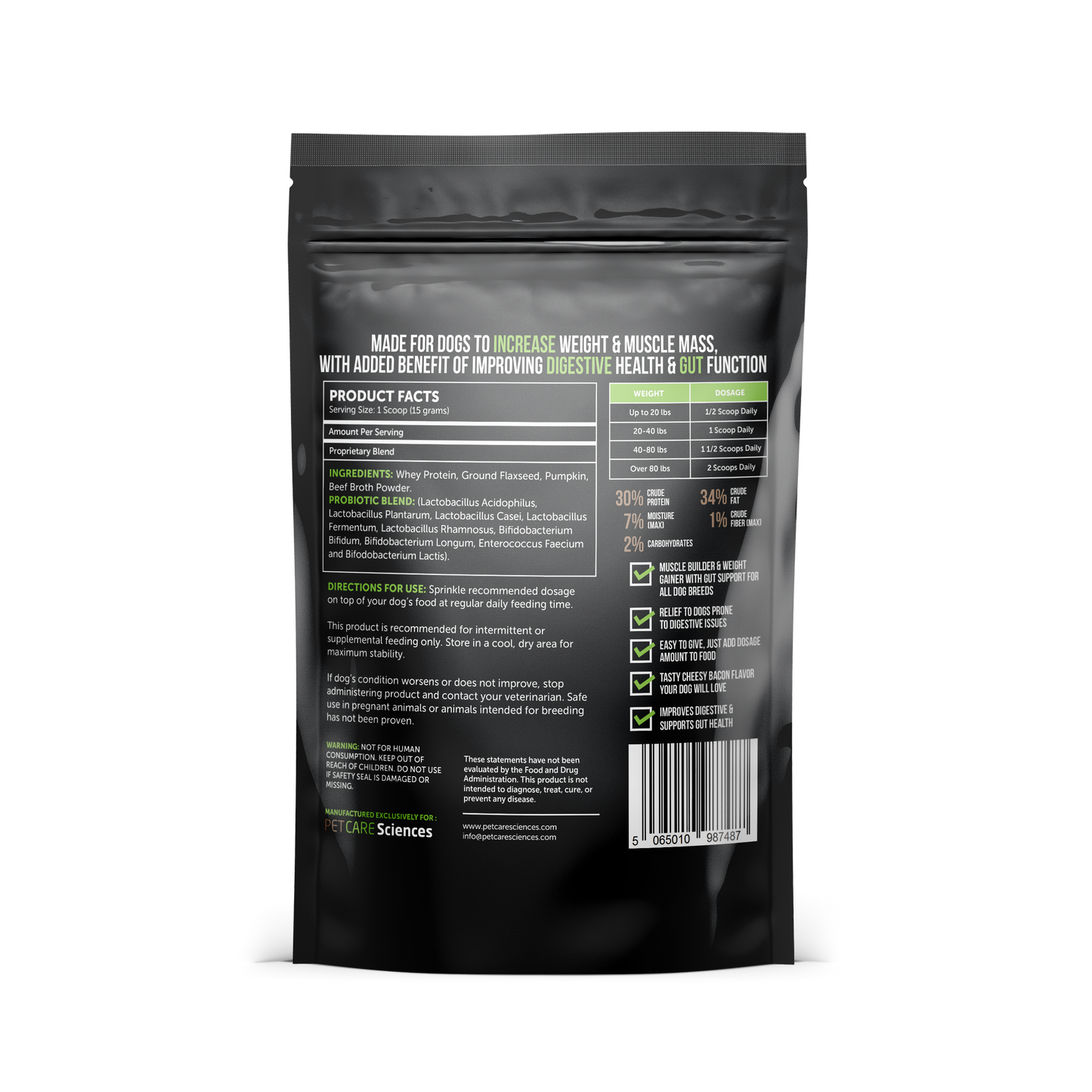 New - Weight Gainer with Probiotic Gut Support