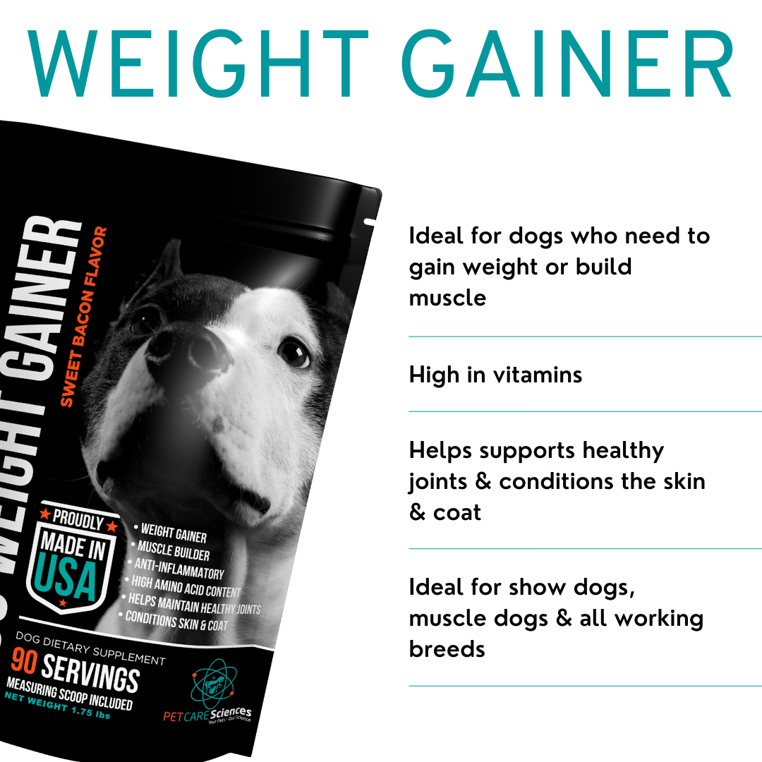 PET CARE Sciences® Dog Weight and Muscle Gainer