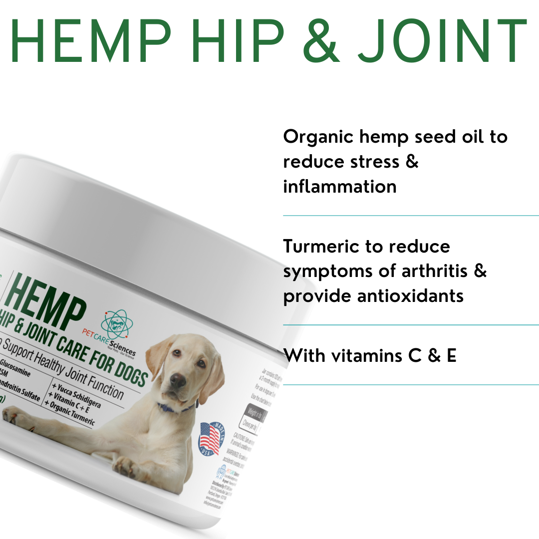 PET CARE Sciences® Hemp Hip & Joint For Dogs