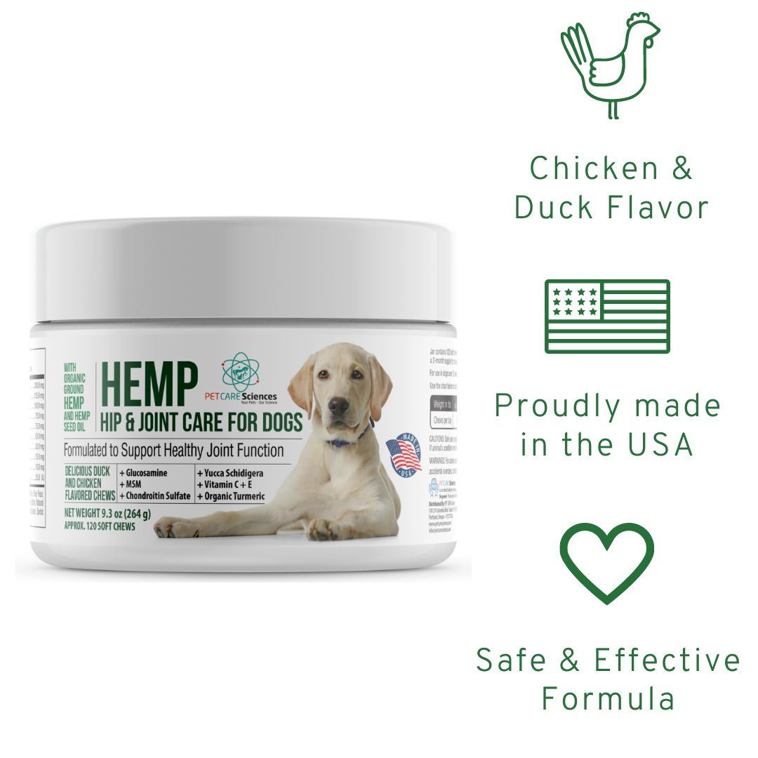 PET CARE Sciences® Hemp Hip & Joint For Dogs