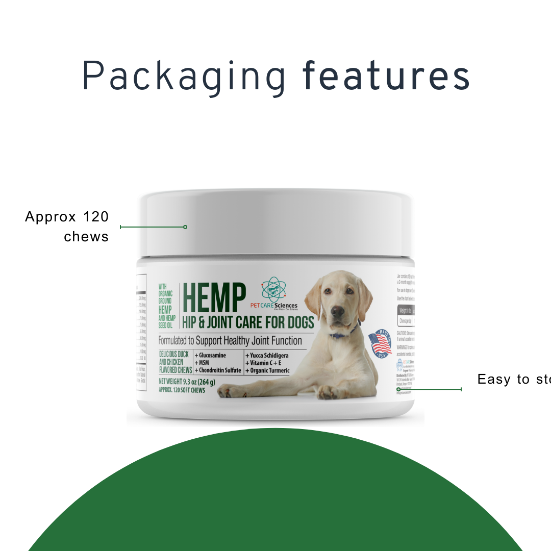 PET CARE Sciences® Hemp Hip & Joint For Dogs