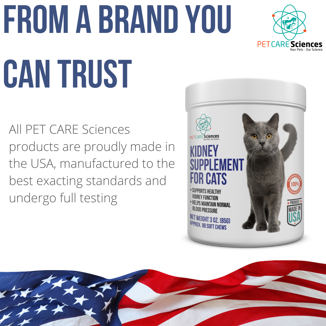 PET CARE Sciences® Kidney Supplement For Cats and Small Dogs